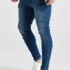SikSilk Blue Washed Essential Skinny Jean -Modern Men Wear Shop SS 19350 1