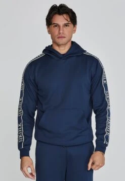 SikSilk Navy Hoodie