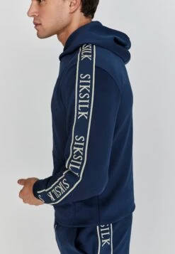SikSilk Navy Hoodie -Modern Men Wear Shop SS 24199 3