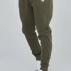SikSilk Khaki Essential Cuffed Jogger -Modern Men Wear Shop SS 24862 1