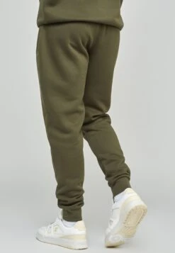 SikSilk Khaki Essential Cuffed Jogger -Modern Men Wear Shop SS 24862 4
