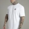 SikSilk White Oversized T-Shirt -Modern Men Wear Shop SS 26097 1