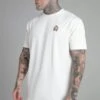 SikSilk Ecru Oversized T-Shirt -Modern Men Wear Shop SS 26098 1