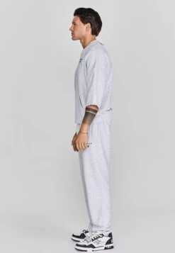 SikSilk Grey Marl Cut Off Sweater -Modern Men Wear Shop SS 26111 4