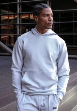 SikSilk Light Grey Smart Hoodie
