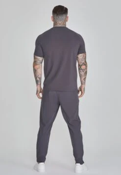 SikSilk Dark Grey Smart T-Shirt -Modern Men Wear Shop SS 26140 5