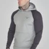 SikSilk Grey Marl Muscle Fit Hoodie -Modern Men Wear Shop SS 26172 1