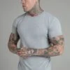 SikSilk Grey Marl T-Shirt -Modern Men Wear Shop SS 26201 1