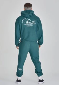 SikSilk Green Graphic Joggers -Modern Men Wear Shop SS 26410 5