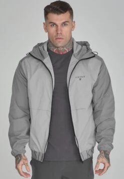 SikSilk Grey Windbreaker