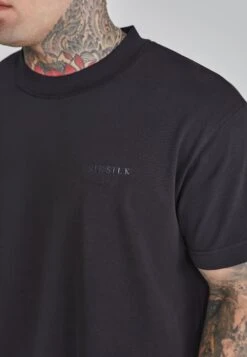SikSilk Black Oversized T-Shirt -Modern Men Wear Shop SS 26486 3