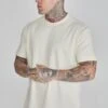 SikSilk Beige Oversized T-Shirt