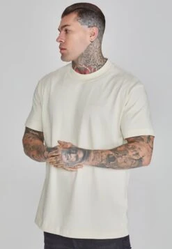 SikSilk Beige Oversized T-Shirt