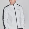 SikSilk White Track Top -Modern Men Wear Shop SS 26527 1