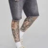 SikSilk Black Denim Shorts -Modern Men Wear Shop SS 26552 1