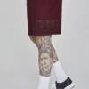 SikSilk Burgundy Dynamic Shorts -Modern Men Wear Shop SS 26629 1