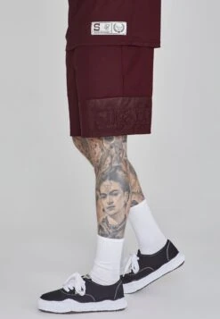 SikSilk Burgundy Dynamic Shorts