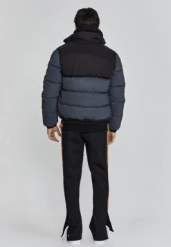 SikSilk Black Reflective Puffer Jacket -Modern Men Wear Shop SS 26723 5