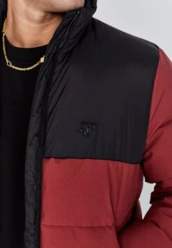 SikSilk Red Puffer Jacket -Modern Men Wear Shop SS 26727 3