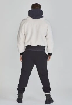 SikSilk Ecru Bomber Jacket -Modern Men Wear Shop SS 26731 5