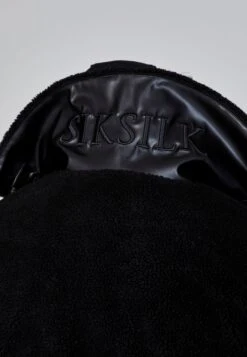 SikSilk Black Sherpa Bomber Jacket -Modern Men Wear Shop SS 26732 3