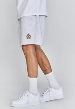 SikSilk Grey Marl Shorts