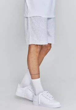 SikSilk Grey Marl Shorts -Modern Men Wear Shop SS 26766 4