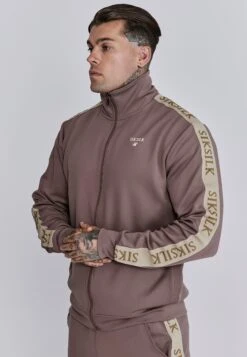 SikSilk Brown Track Top