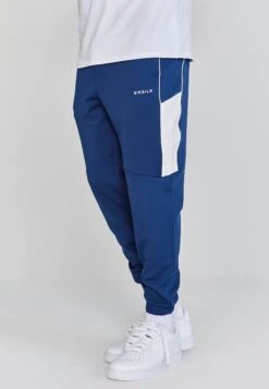 SikSilk Navy Muscle Fit Joggers