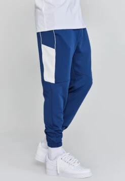 SikSilk Navy Muscle Fit Joggers -Modern Men Wear Shop SS 26831 3