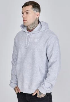 SikSilk Grey Essentials Overhead Hoodie