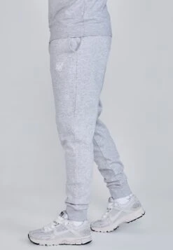 SikSilk Grey Marl Essentials Joggers -Modern Men Wear Shop SS 26936 3