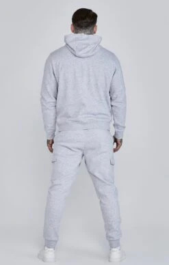 SikSilk Grey Essentials Cargo Joggers -Modern Men Wear Shop SS 26939 5