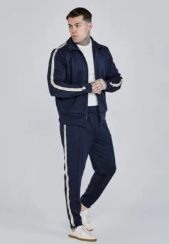 SikSilk Navy Track Top -Modern Men Wear Shop SS 26998 4