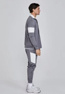 SikSilk Grey Track Top -Modern Men Wear Shop SS 27002 4