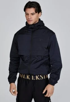 SikSilk Black Windbreaker