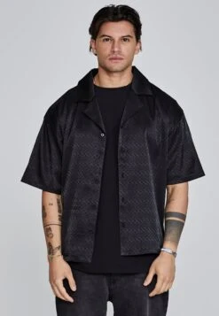 SikSilk Black Resort Shirt