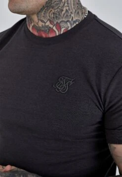 SikSilk Grey Roll Sleeve T-Shirt -Modern Men Wear Shop SS 27064 3