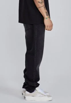 SikSilk Black Tapered Jeans -Modern Men Wear Shop SS 27084 4