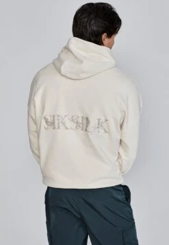SikSilk Ecru Filigree Hoodie