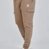 SikSilk Brown Essentials Cargo Joggers -Modern Men Wear Shop SS 27096 1