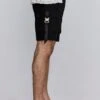 SikSilk Black Flight Cargo Short -Modern Men Wear Shop SS 27163 1