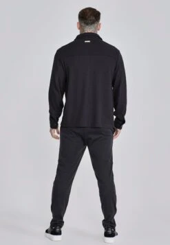 SikSilk Black Smart Overshirt -Modern Men Wear Shop SS 27184 5