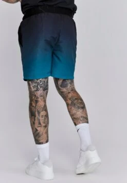 SikSilk Black Teal Fade Swim Shorts -Modern Men Wear Shop SS 27198 3
