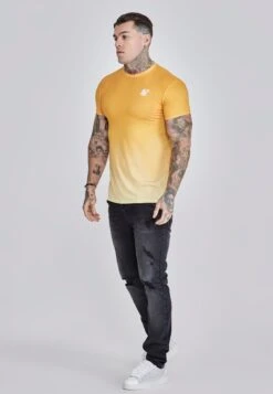 SikSilk Orange Yellow Fade T-Shirt -Modern Men Wear Shop SS 27228 4