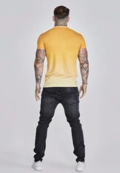 SikSilk Orange Yellow Fade T-Shirt -Modern Men Wear Shop SS 27228 5