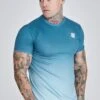 SikSilk Green Fade T-Shirt -Modern Men Wear Shop SS 27229 1
