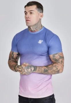 SikSilk Purple Pink Fade T-Shirt