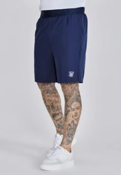 SikSilk Navy Shorts