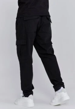 SikSilk Black Cargo Pants -Modern Men Wear Shop SS 27241 3